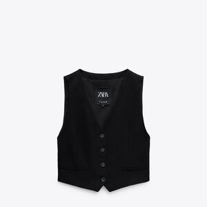 Zara Classic Black Vest